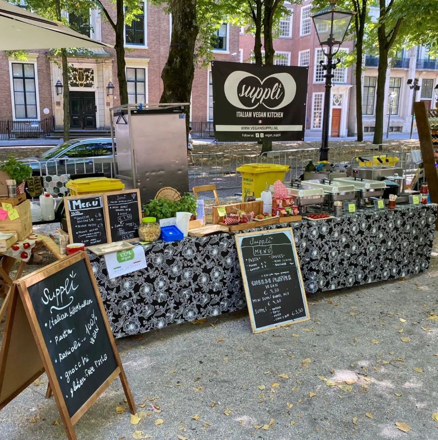 Vegan suppli Stand in the Hague