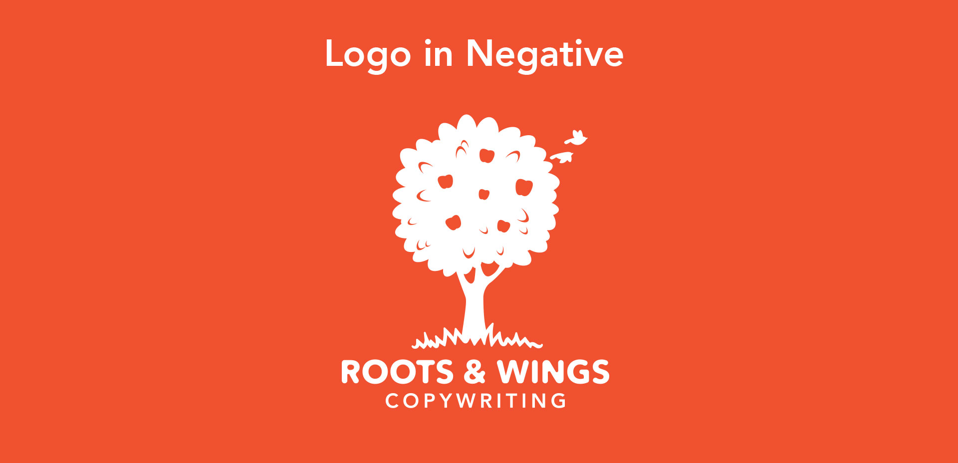 Roots & Wings Logo Negative